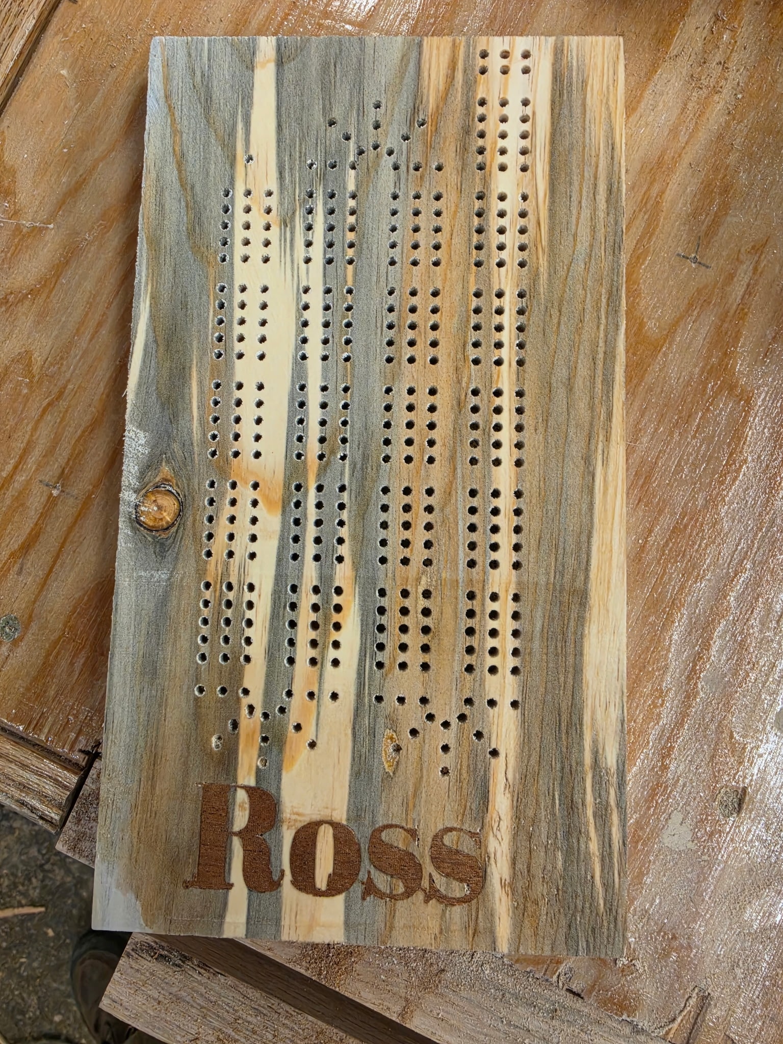 Custom Cribbage Board